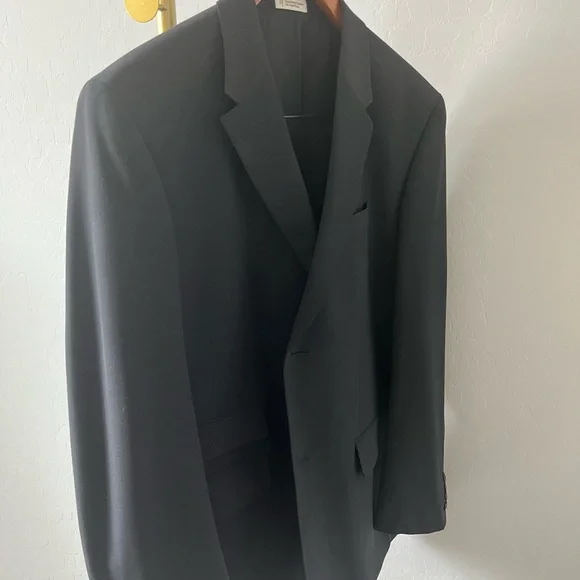 Perry Ellis Black Blazer Modern Tailoring